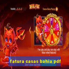 fatura casas bahia pdf